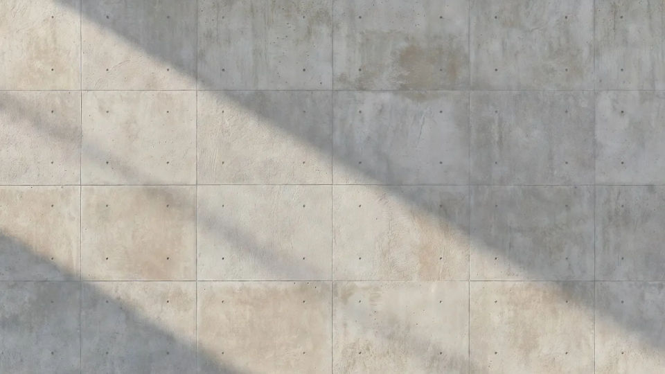Bare wall wide shot