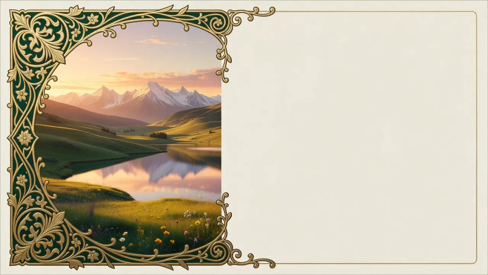 Card layout with copy space