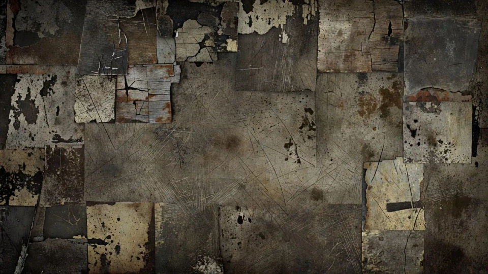 Full-frame distressed surface
