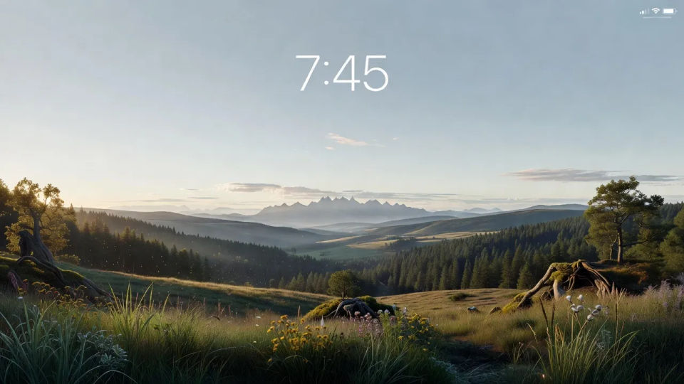 Phone lock screen