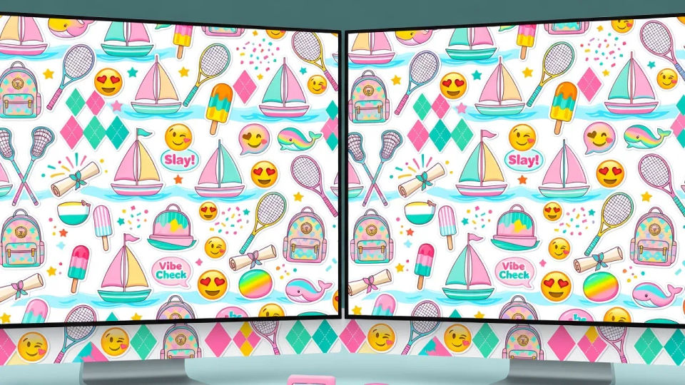 Dual-monitor spread