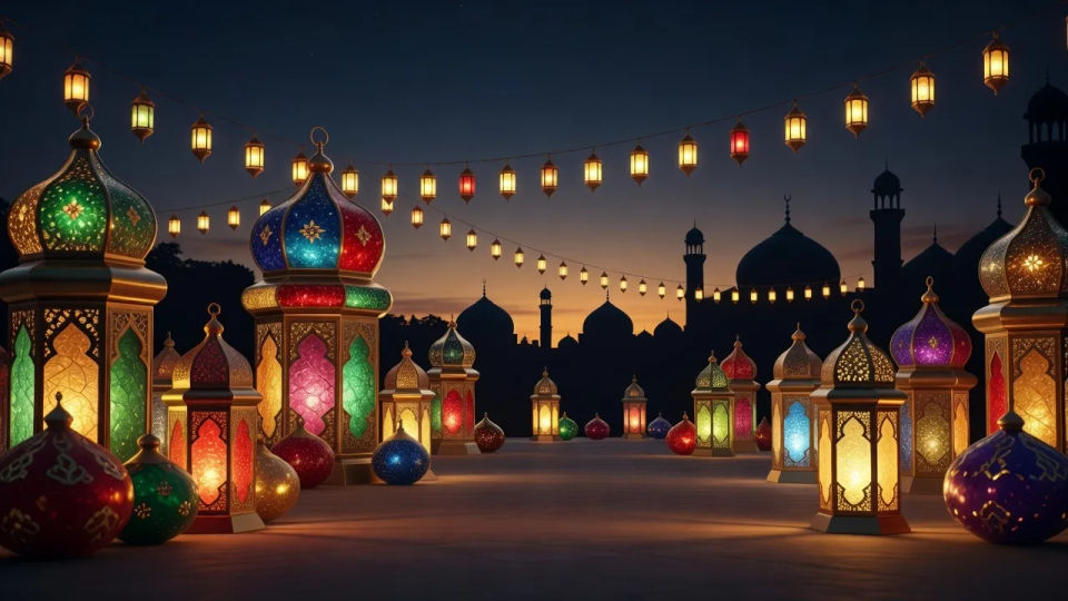 Lantern skyline panorama
