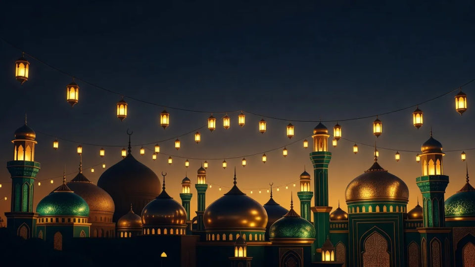 Lantern skyline panorama