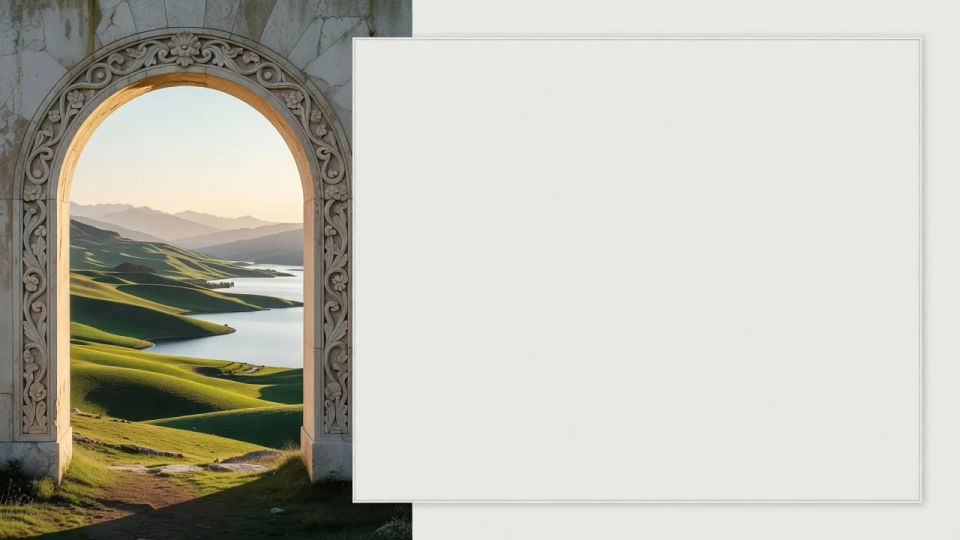 Card layout with copy space