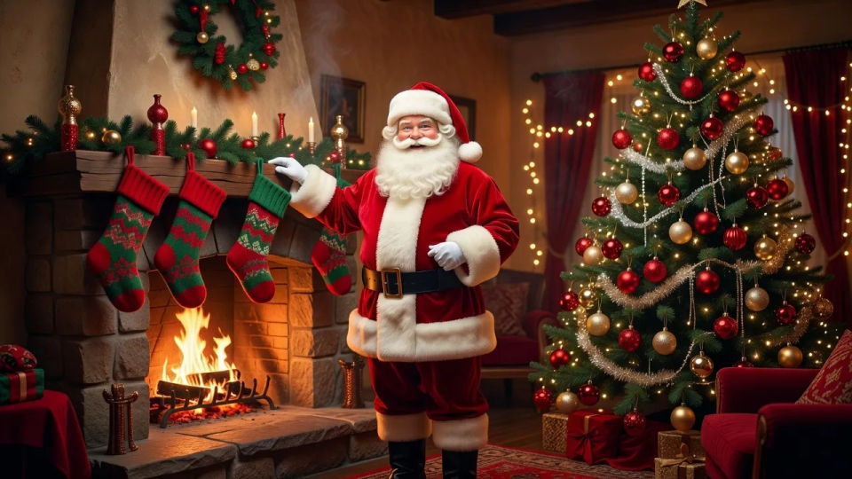 Fireplace banner