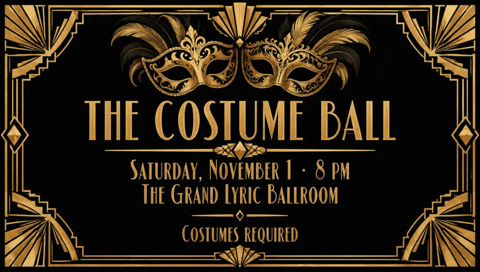 Art Deco costume ball