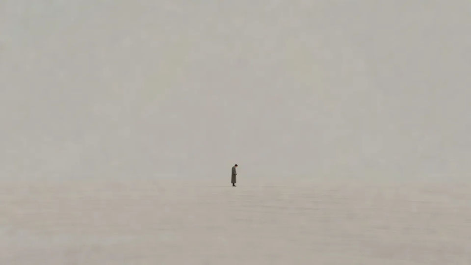 Wide negative-space crop