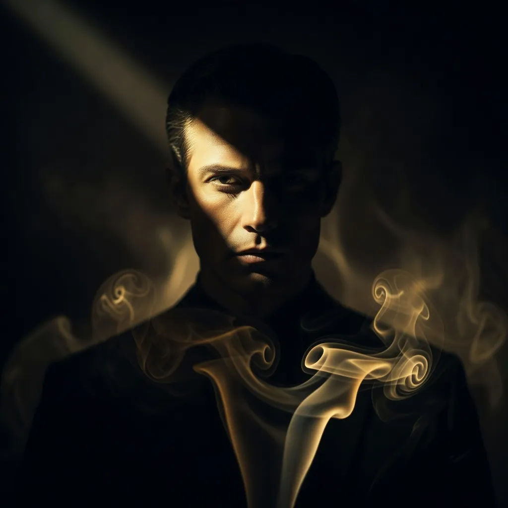Smoke-and-shadow backdrop crop