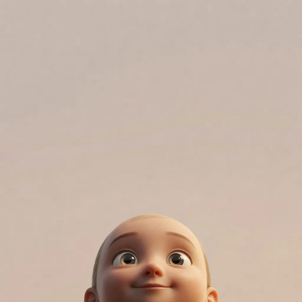 Peeking-from-below crop
