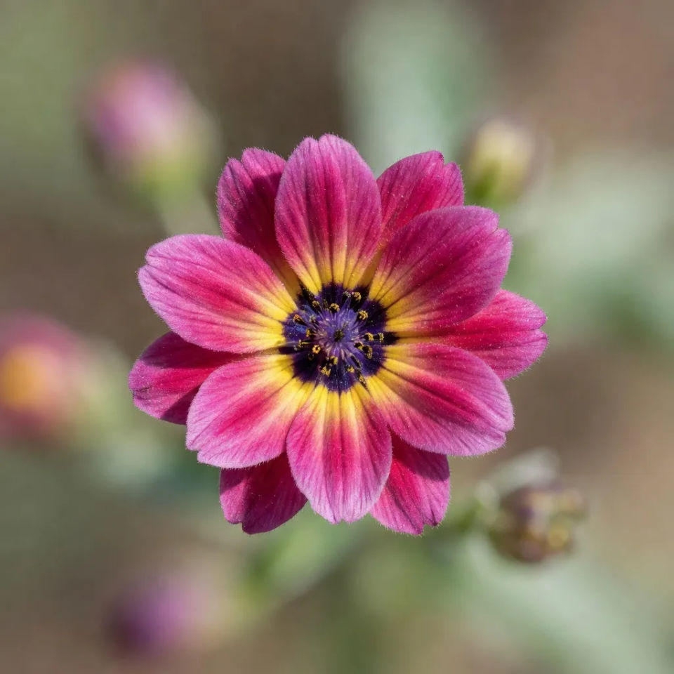 Centred bloom crop