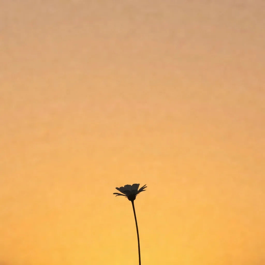 Backlit silhouette crop
