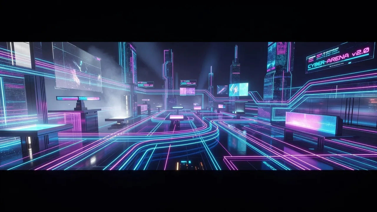 Dual-monitor panorama
