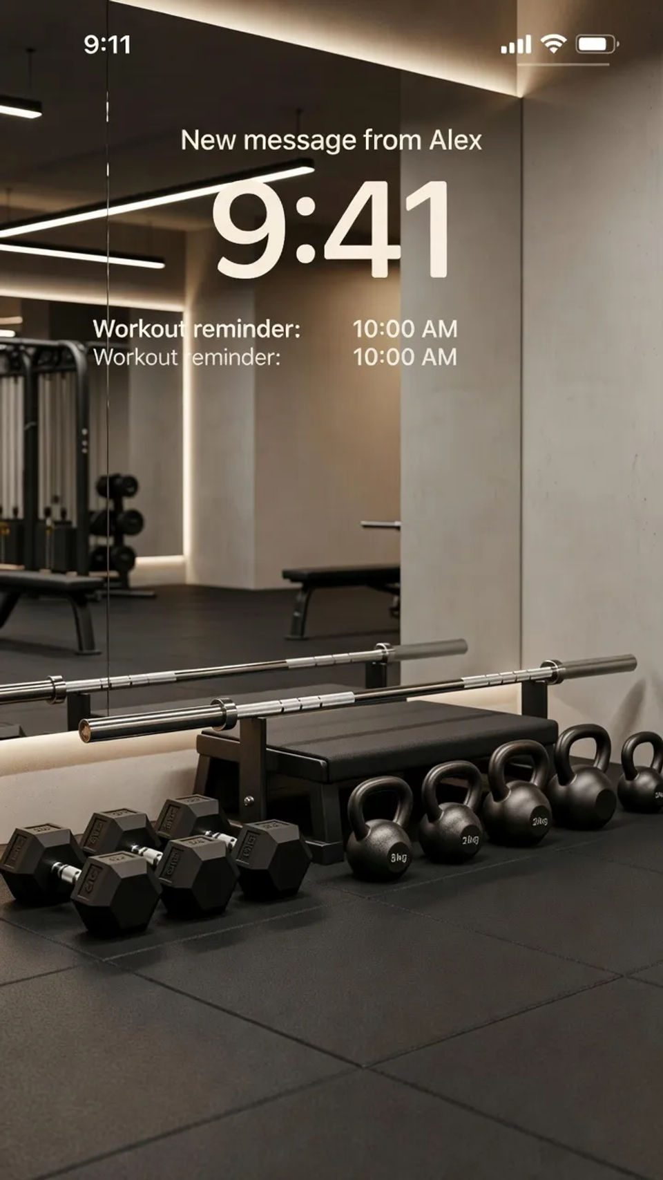 Phone lock screen