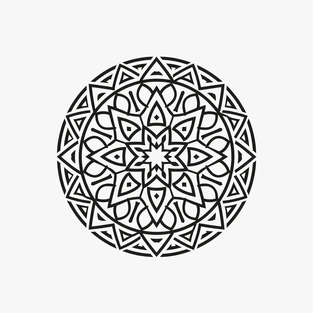 Centred medallion crop
