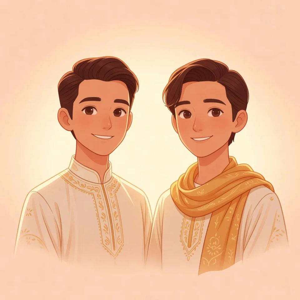 Side-by-side matching crop