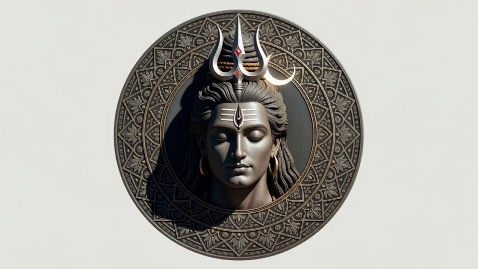 Framed medallion crop