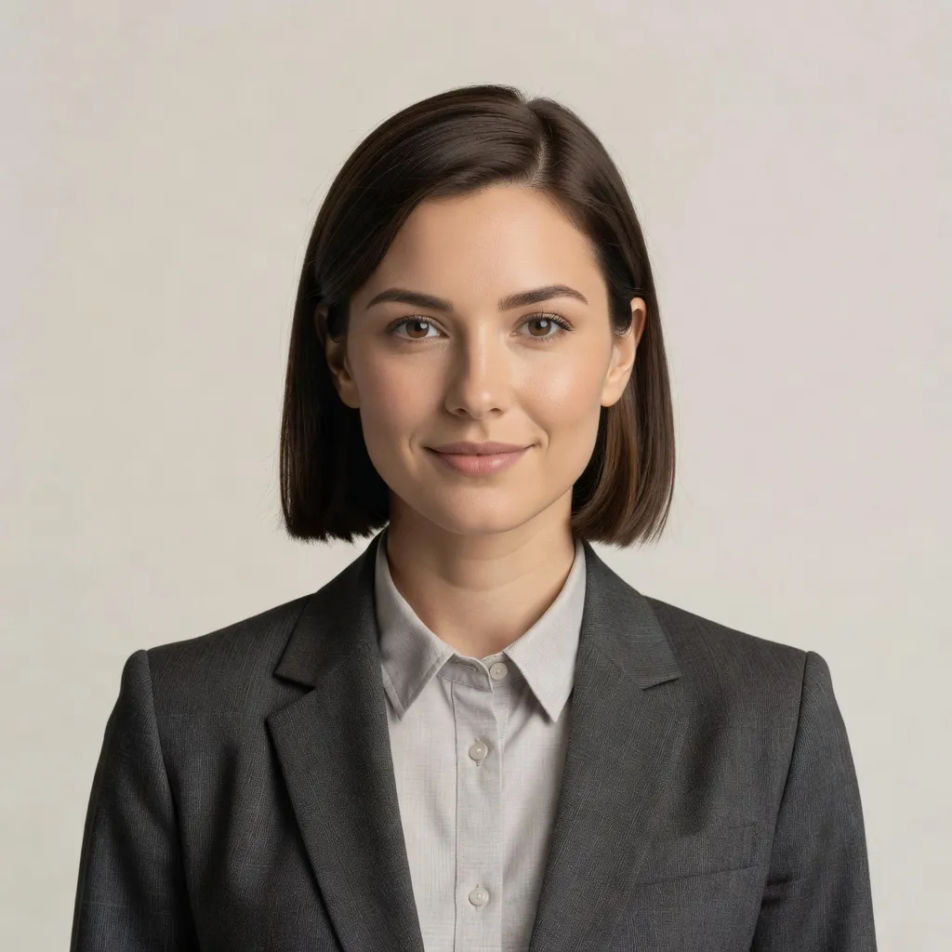 Tight head-and-shoulders crop