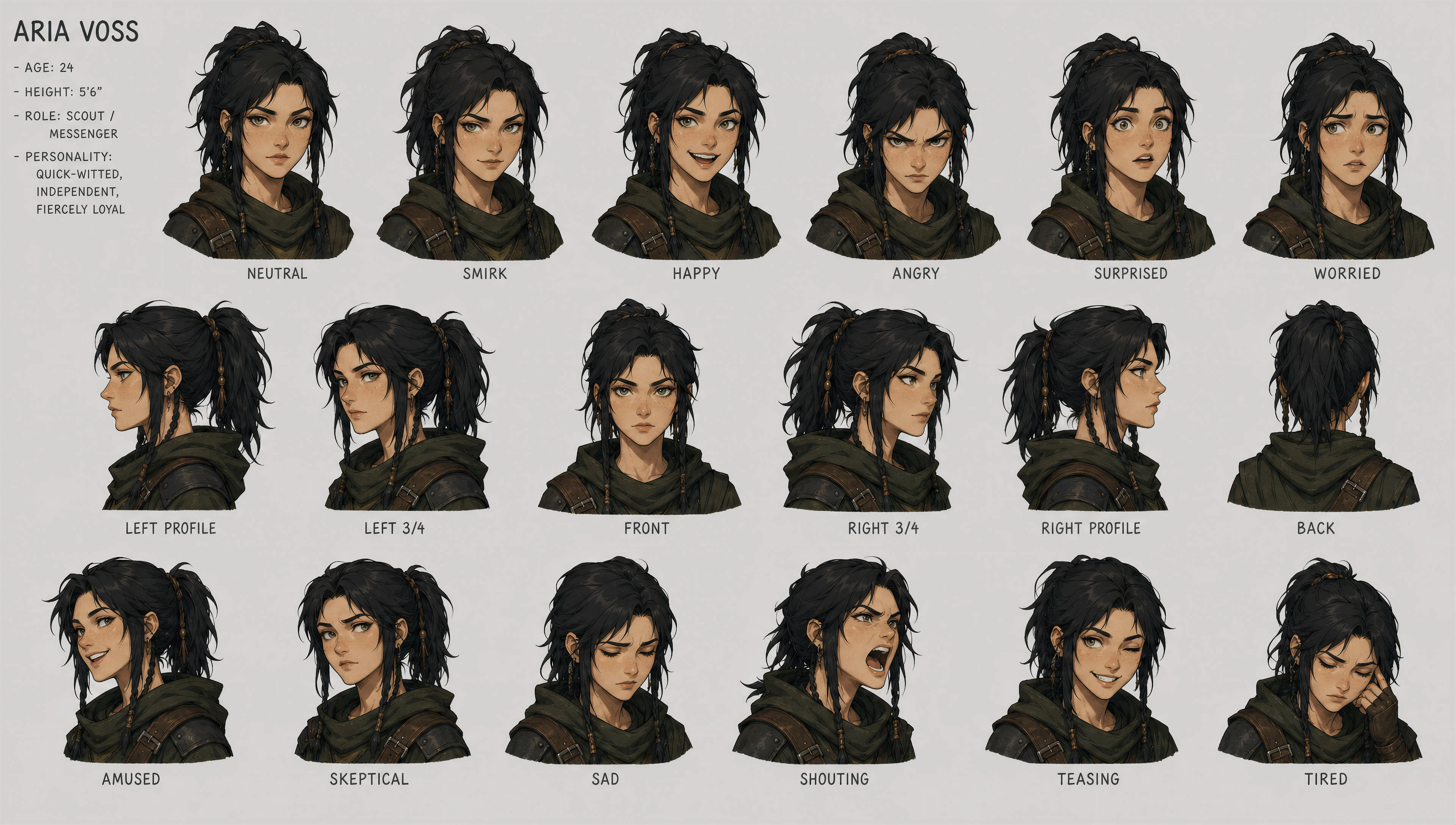 Expression sheet