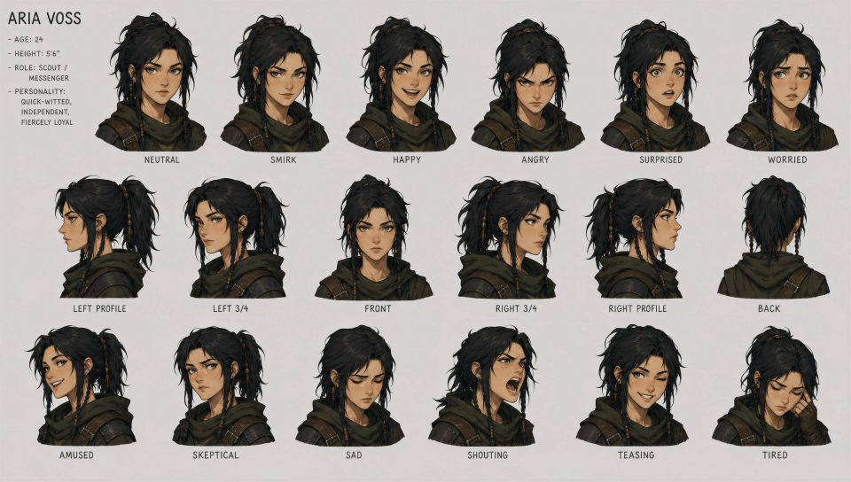 Expression sheet