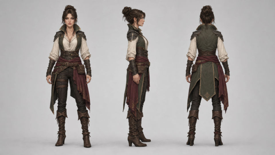 Character turnaround sheet
