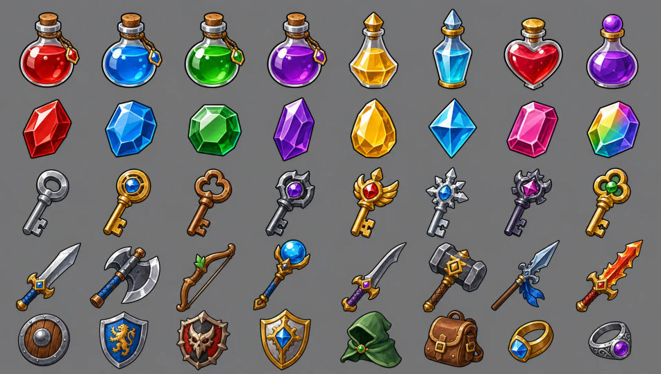 Item icon grid