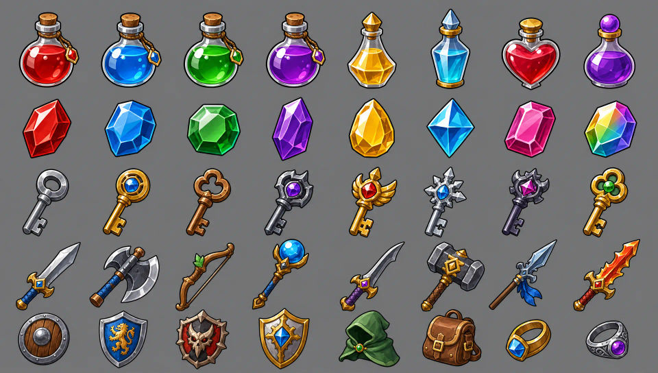 Item icon grid