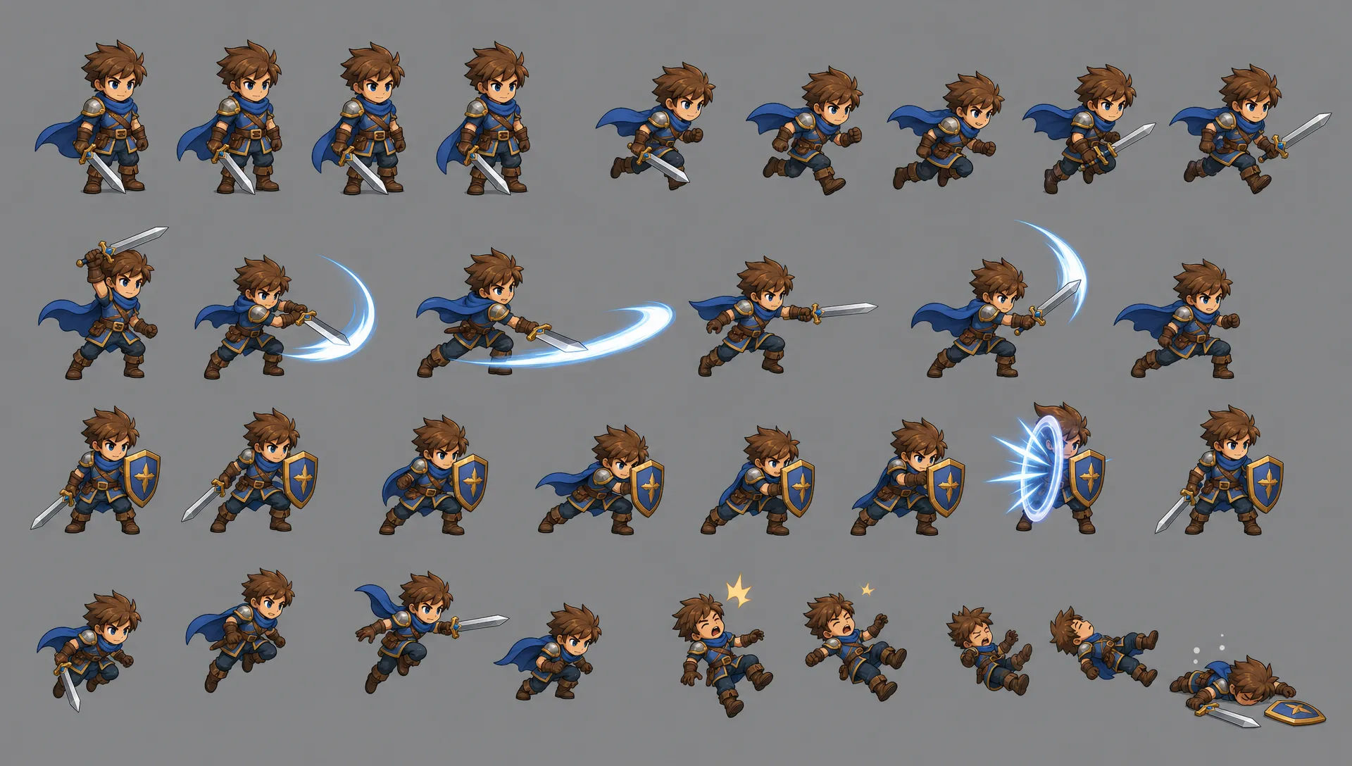 Character sprite sheet