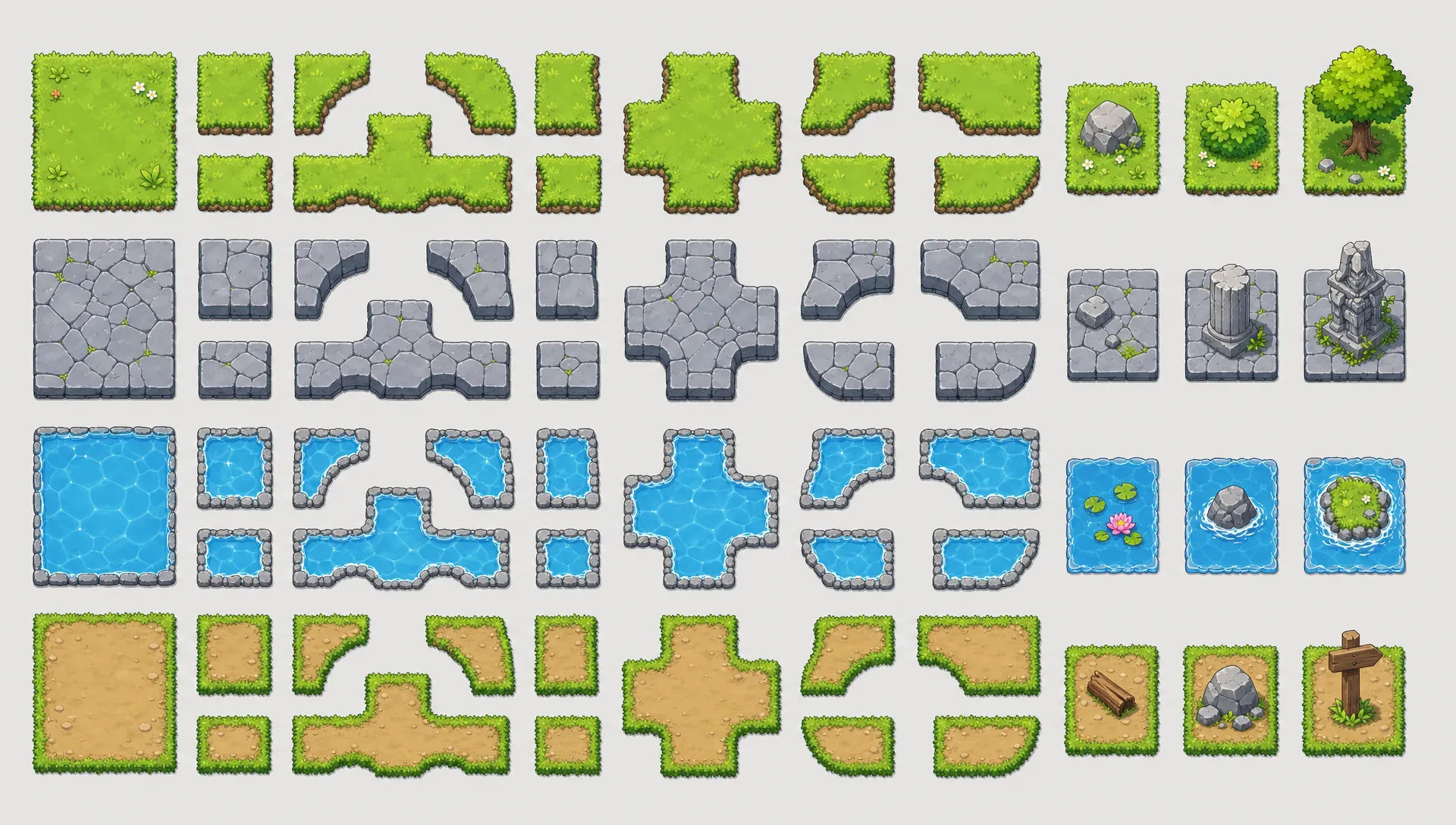 Seamless tileset