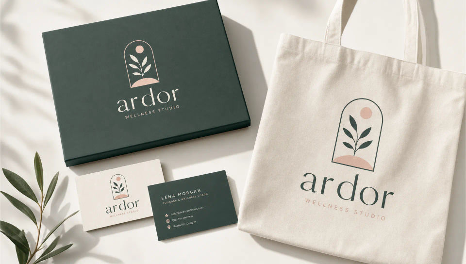 Logo on a brand mockup