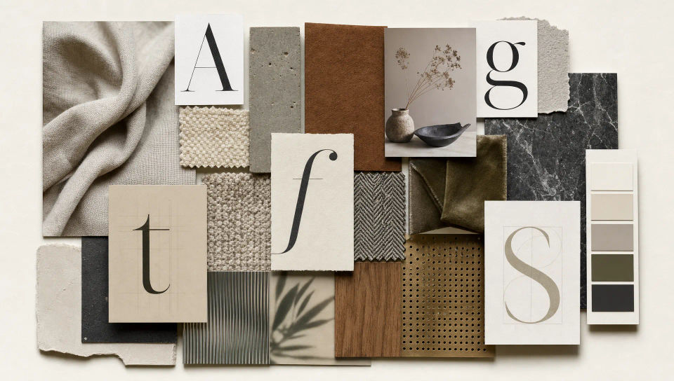 Texture and type board