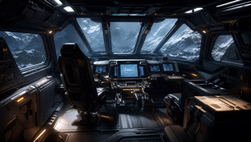 Cockpit interior