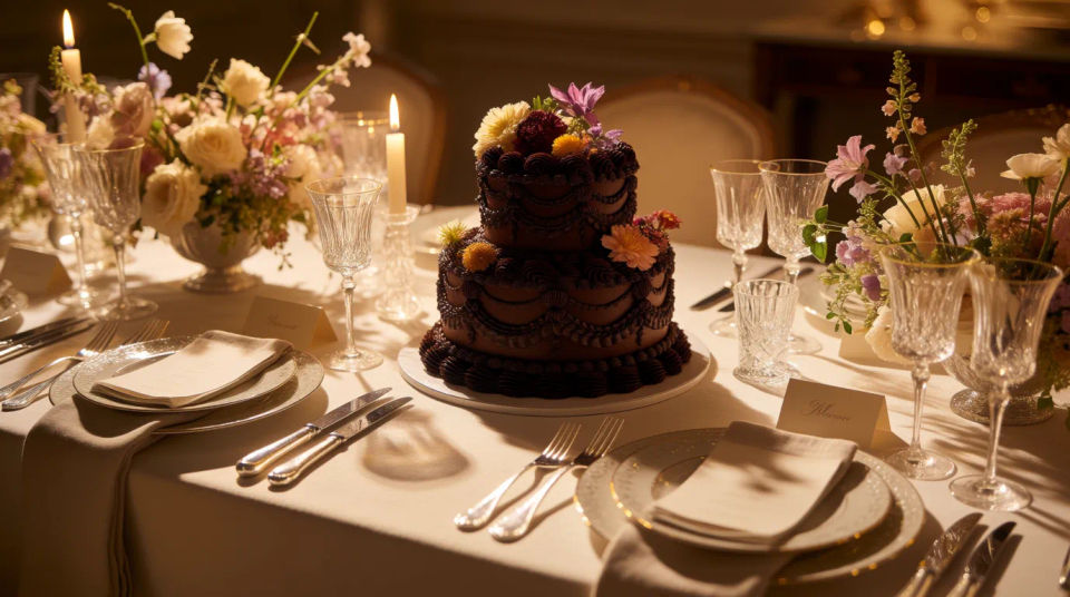 Mesa decorada