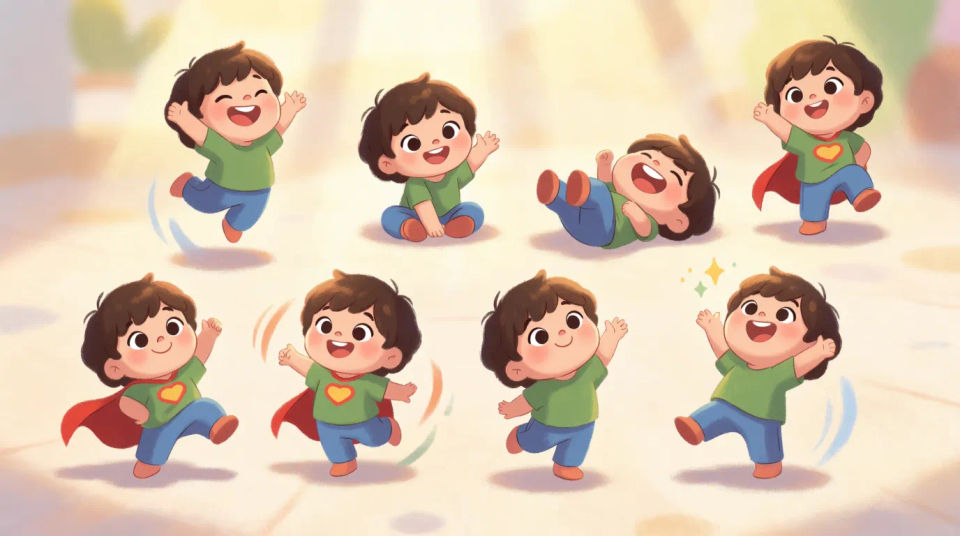 Pose variations