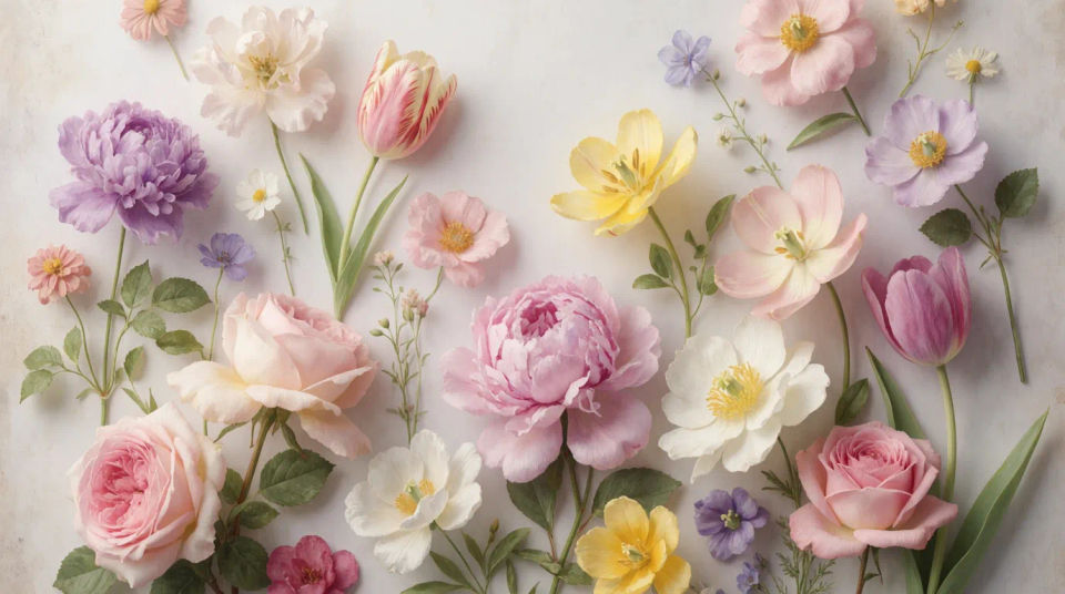 Scattered bouquet