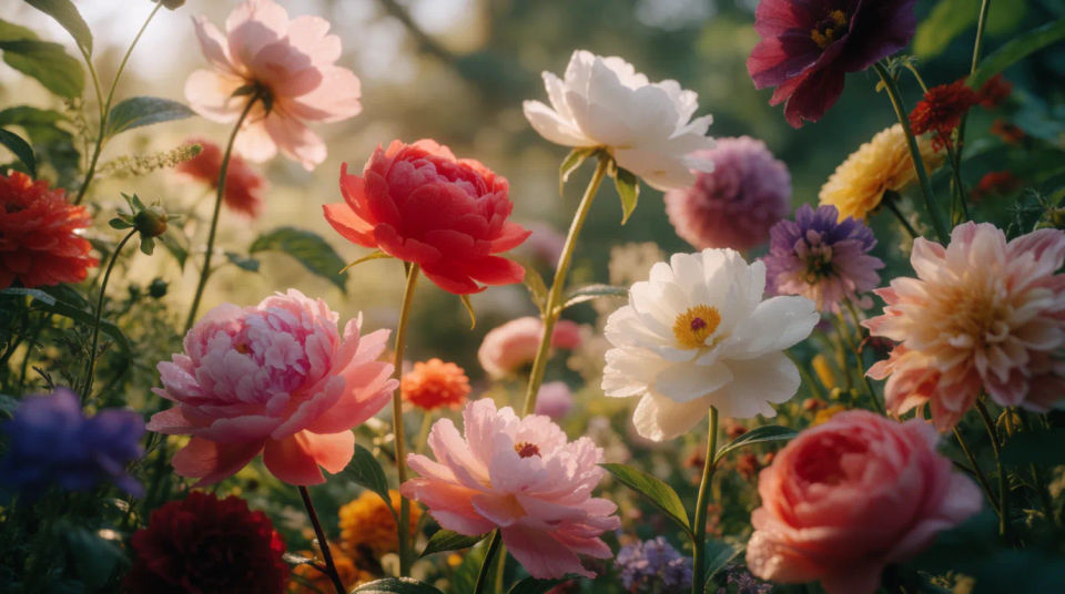 Flower garden arrangement