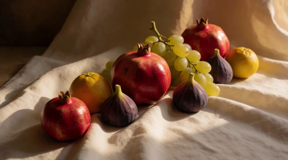 Bodegón de fruta