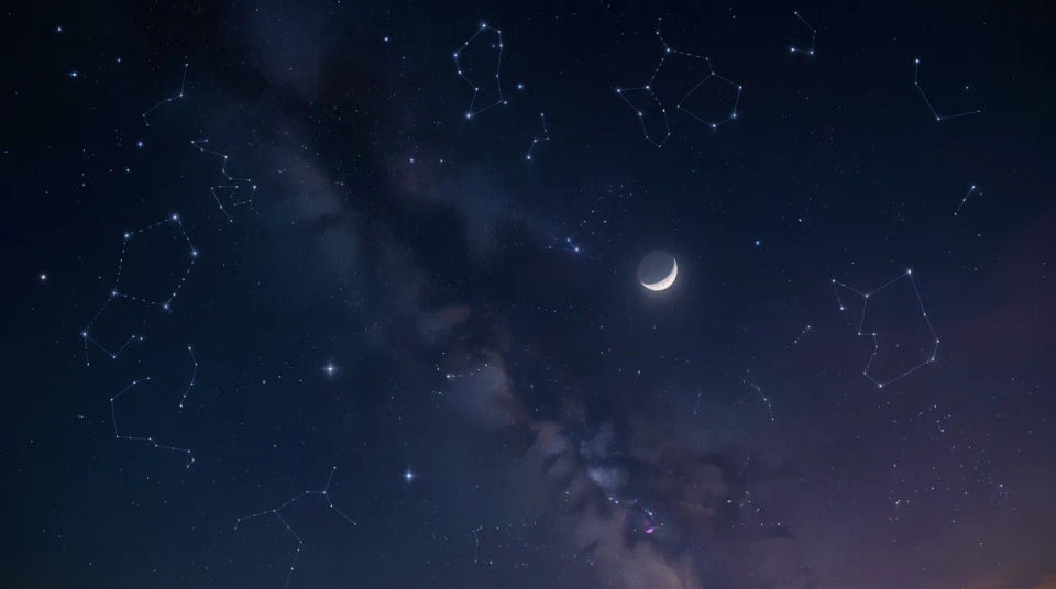 Starlit night sky