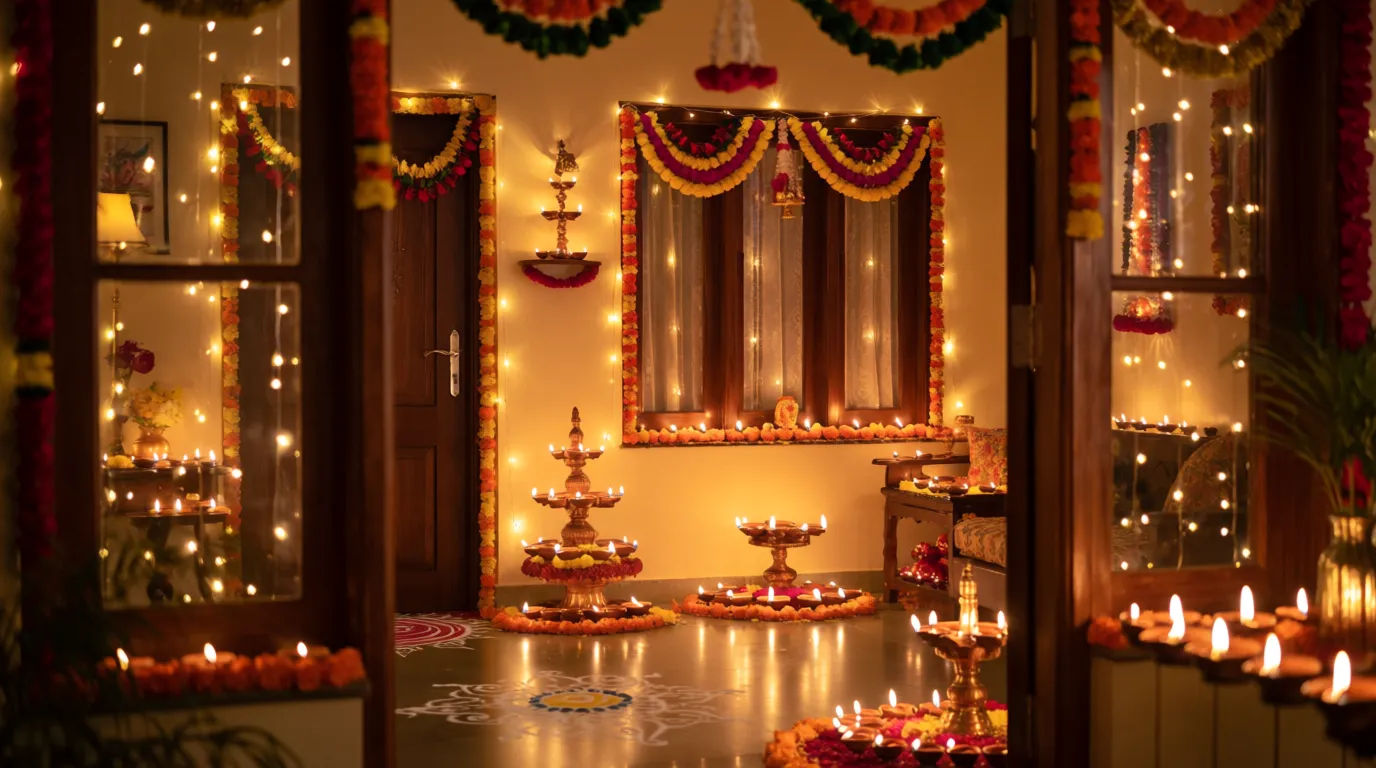 Diwali home decoration