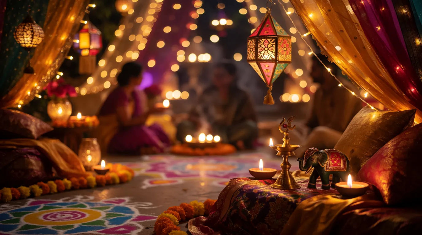 Festival night celebration