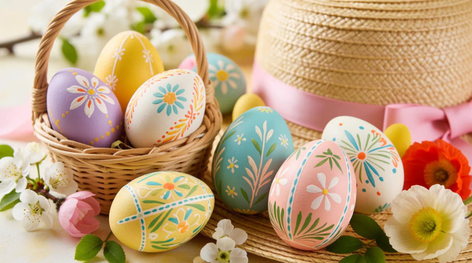 Egg decoration display