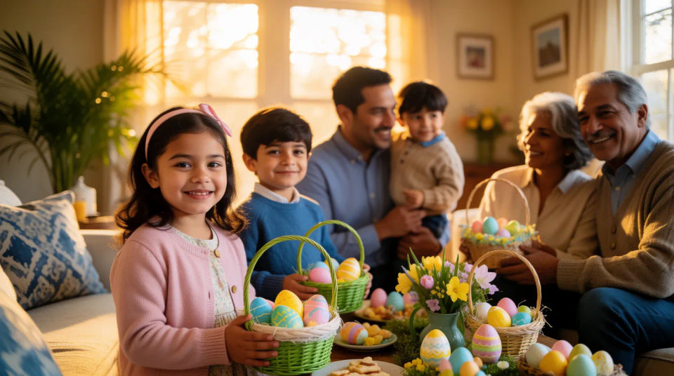 Family Easter celebration