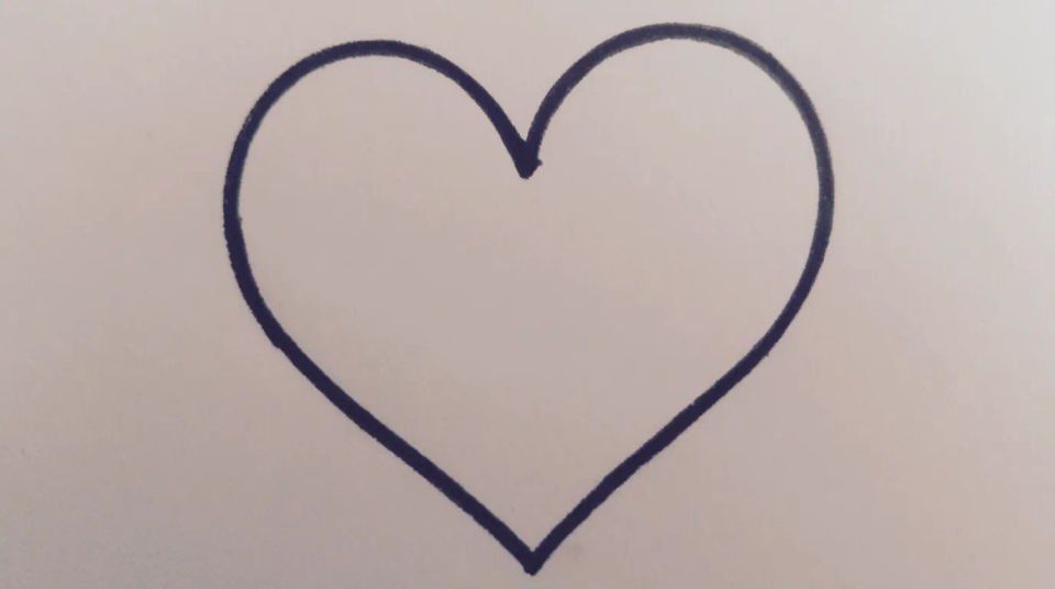 Single centered heart