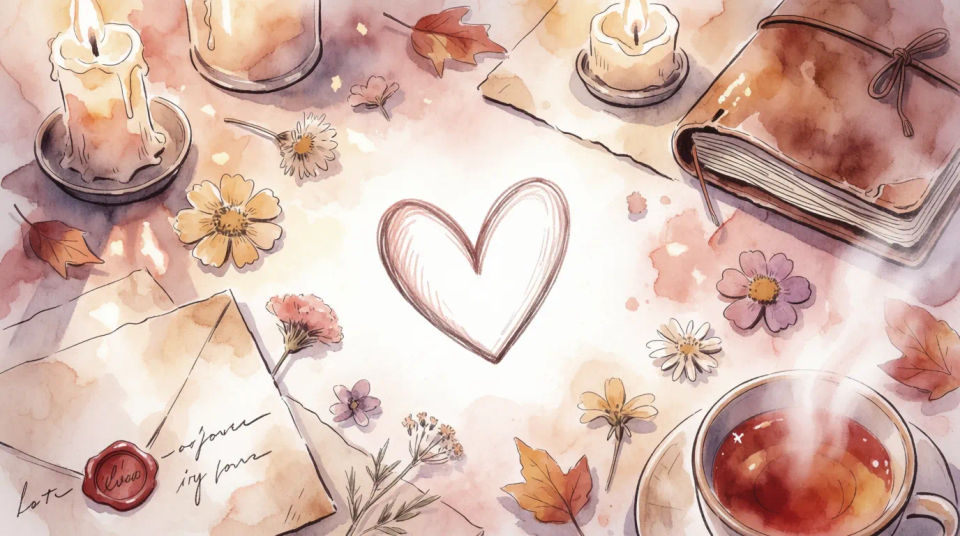 Heart in context scene