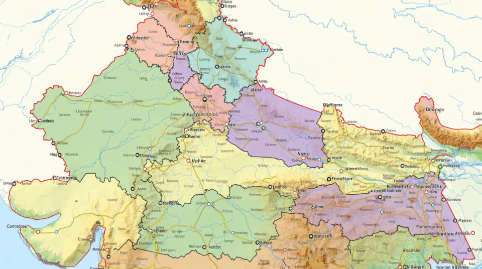 Regional focus map