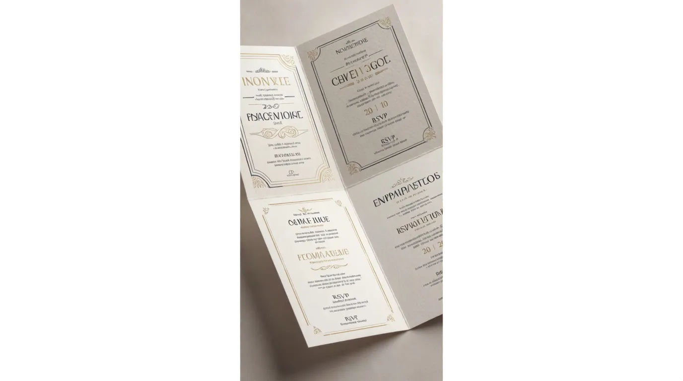 Folded card mockup