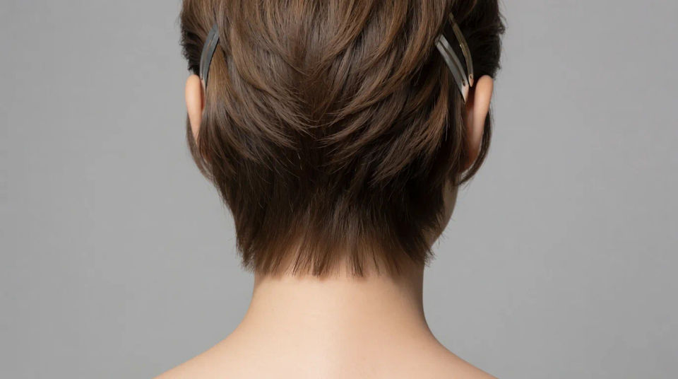 Back view haircut