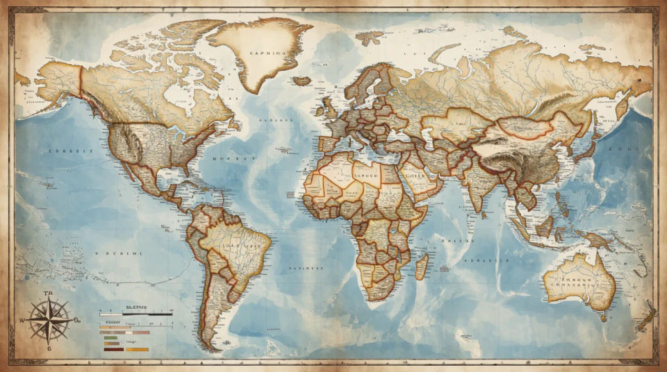 Educational atlas style
