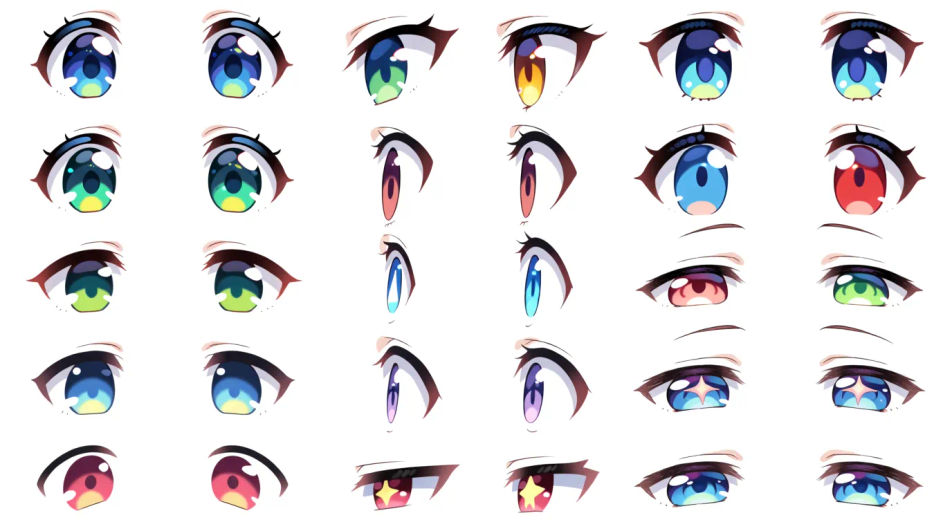 Eye comparison study sheet