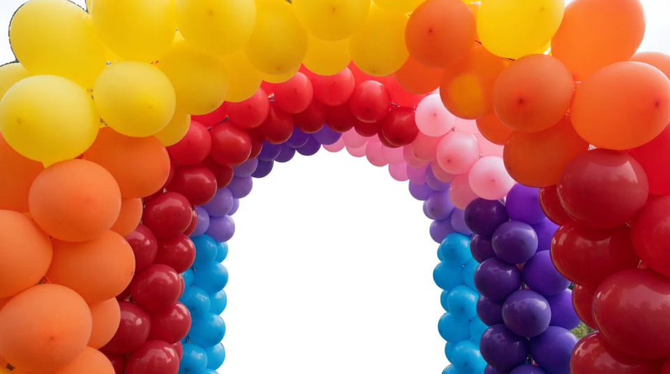 Balloon arch entrance