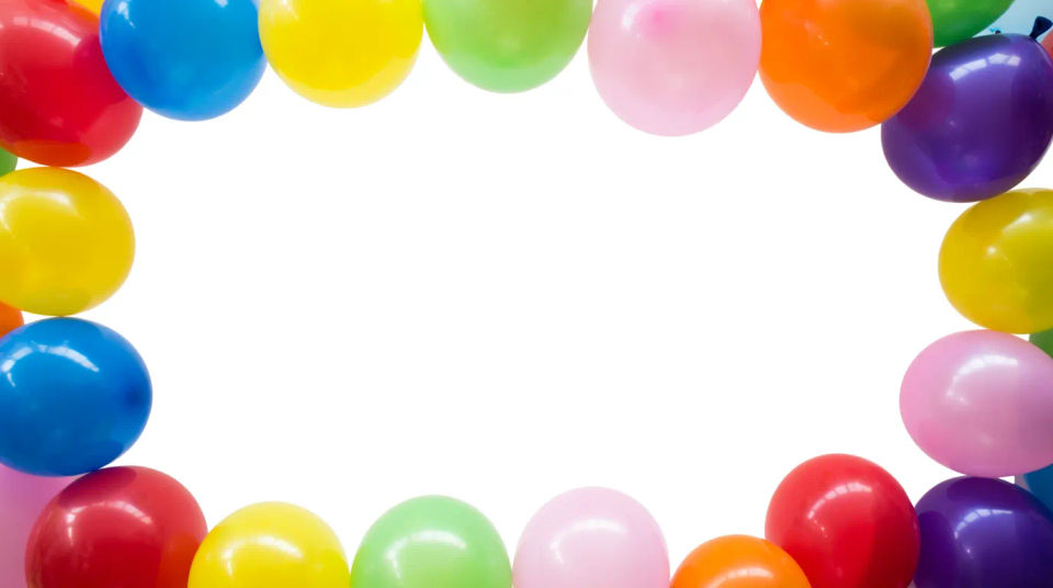 Balloon frame border